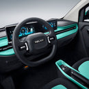 Masina electrica RELIVE N1 motor 20 kW autonomie 170 km viteza 100 km/h 2 pasageri ABS volan electronic computer rutier camera 360 grade navigatie ecran dublu 10.25" faruri LED Gri