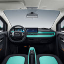 Masina electrica RELIVE N1 motor 20 kW autonomie 170 km viteza 100 km/h 2 pasageri ABS volan electronic computer rutier camera 360 grade navigatie ecran dublu 10.25" faruri LED Gri