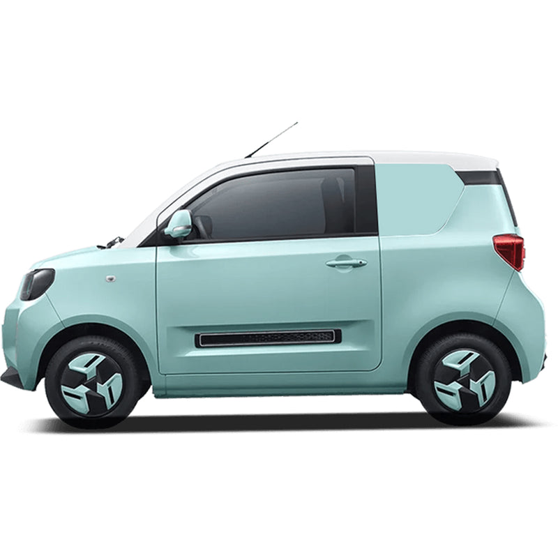 Masina electrica RELIVE N1 motor 20 kW autonomie 170 km viteza 100 km/h 2 pasageri ABS volan electronic computer rutier camera 360 grade navigatie ecran dublu 10.25" faruri LED Albastru