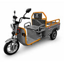 Tricicleta electrica Rotakt Nautilus Ultra putere 1000W viteza 25 km/h autonomie 52 km baterie 60V/32Ah fara permis culoare gri