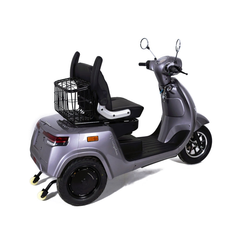 Tricicleta electrica Rotakt Navigator fara permis viteza 25 km/h autonomie 80 km acumulatori 60V/20Ah greutate admisa 300kg