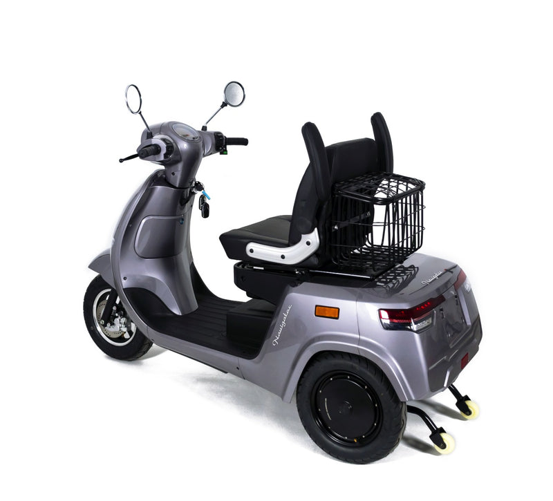 Tricicleta electrica Rotakt Navigator fara permis viteza 25 km/h autonomie 80 km acumulatori 60V/20Ah greutate admisa 300kg