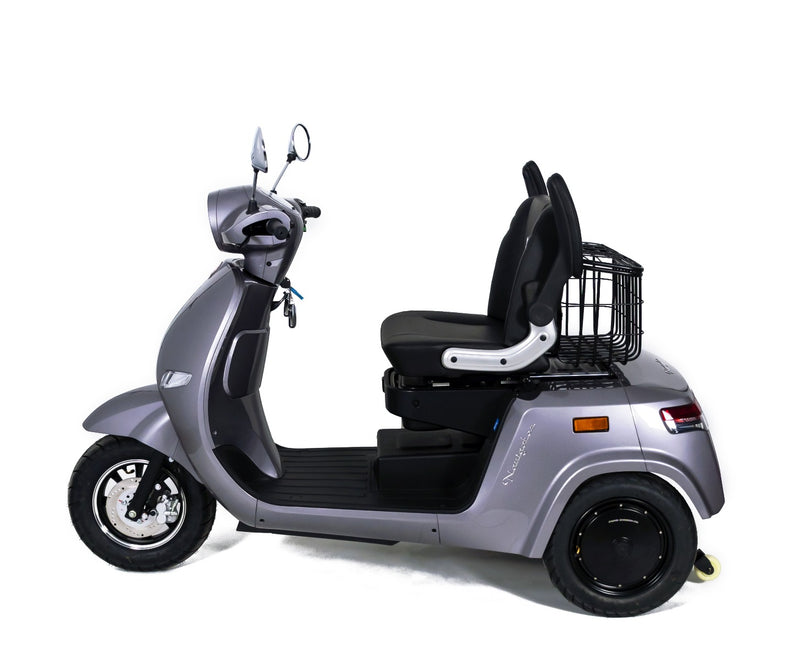Tricicleta electrica Rotakt Navigator fara permis viteza 25 km/h autonomie 80 km acumulatori 60V/20Ah greutate admisa 300kg