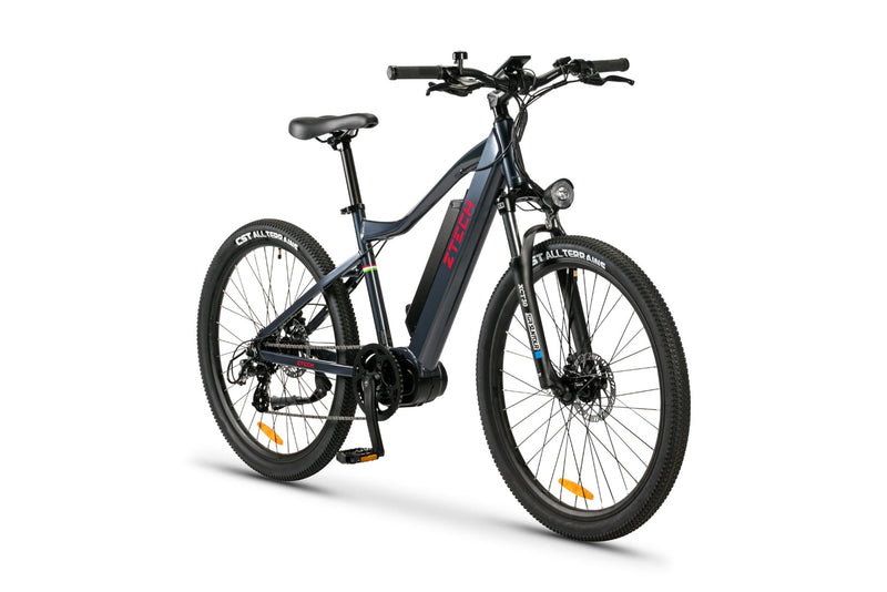 Bicicleta electrica Ztech ZT-85M SWORDFISH autonomie 50 km viteza maxima 25 km/h putere 250W acumulator 12Ah/36V nu necesita permis-Gri
