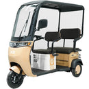 Tricicleta electrica KUBA OPTIMUS ULTRA cu cabina fara permis autonomie 40-50 km viteza maxima 25 km/h putere 650W nu necesita permis
