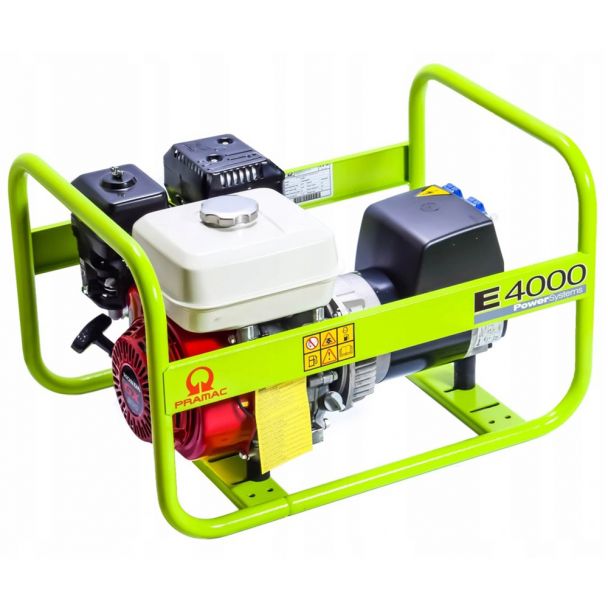 Generator de curent pe benzina PRAMAC E4000 portabil monofazat 3.4 kVA