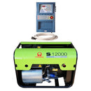 Generator de curent pe benzina PRAMAC S12000_CONN_DPP_AVR_AMF portabil monofazat 11.9 kVA panou de automatizare