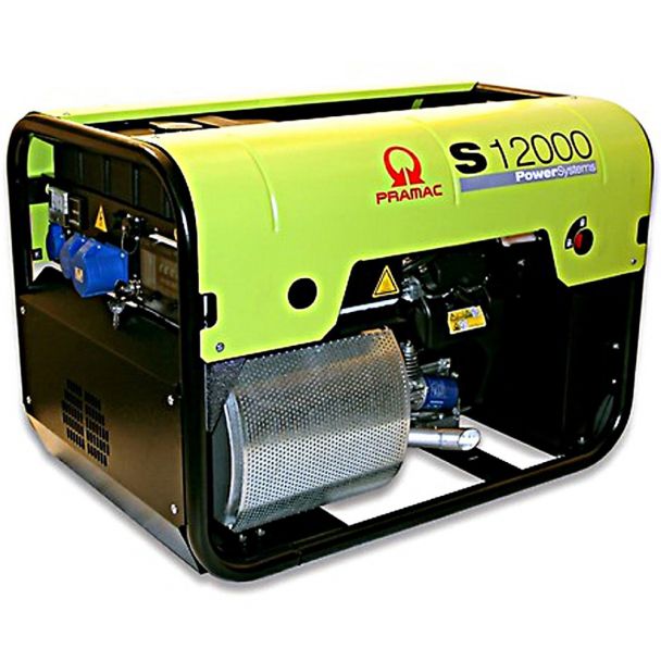 Generator de curent pe benzina PRAMAC S12000_CONN_DPP_AVR portabil monofazat 11.9 kVA pornire electrica