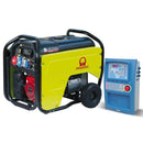 Generator de curent pe benzina PRAMAC S8000T_CONN_AVR_DPP_AMF portabil trifazat 8.3 kVA panou de automatizare