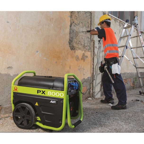 Generator de curent pe benzina PRAMAC PX8000T portabil trifazat 6.0 kVA