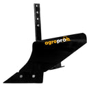 Pachet arat AgroPro suport pentru accesorii reglabil + plug arat simplu + roti metalice 35 cm manicot hexagon mic 23mm