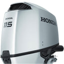 Motor barca Honda BF115 LRU cu mansa cizma lunga DBW 115 CP 4T pornire electrica elice de inox cu 3 aripi port incarcare 40A-GRI clasic Honda