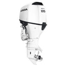 Motor barca Honda BF135 XCDU cu mansa cizma extralunga DBW 135 CP 4T pornire electrica contrarotanta elice de inox cu 3 aripi port incarcare 40A-ALB NH565 “Grand&nbsp;Prix”