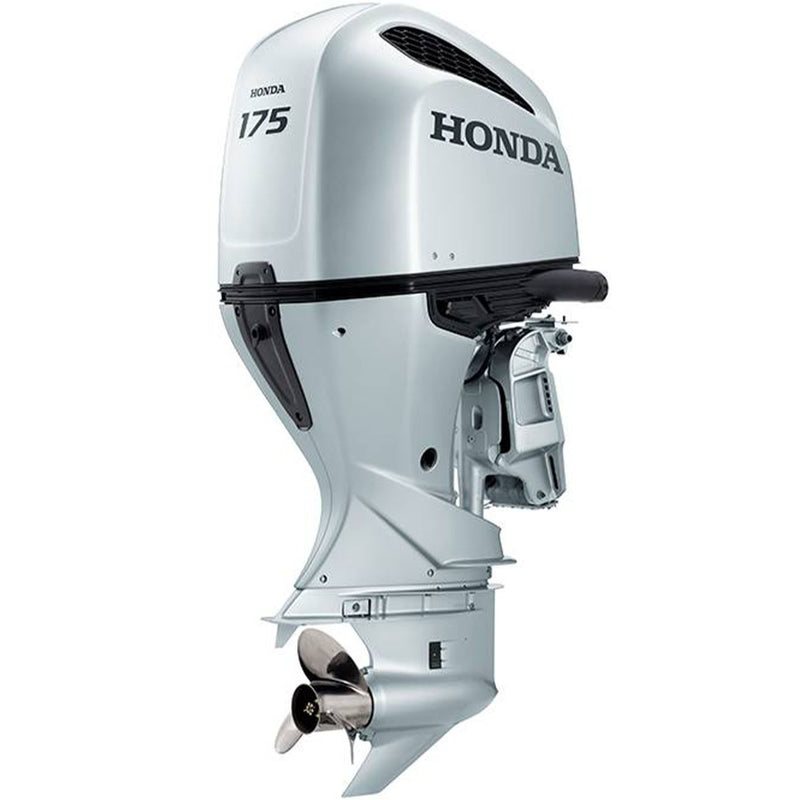Motor barca Honda BF175 XDU cu mansa cizma lunga DBW 175 CP 4T pornire electrica elice de inox cu 3 aripi port incarcare 60A