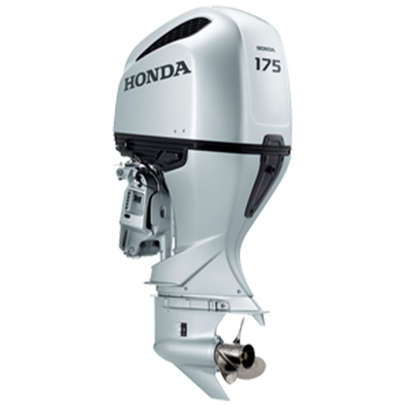 Motor barca Honda BF175 XDU cu mansa cizma lunga DBW 175 CP 4T pornire electrica elice de inox cu 3 aripi port incarcare 60A