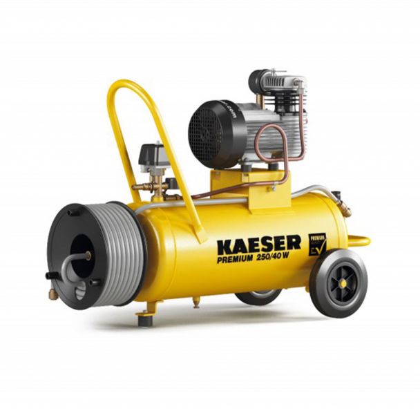 Compresor de aer Kaeser PREMIUM 250/40 W 40 L 1.25 KW 10 bar 250 l/min furtun 15 m
