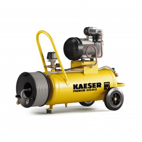 Compresor de aer Kaeser PREMIUM 300/40 D 40 L 1.5 KW 10 bar 300 l/min furtun 15 m
