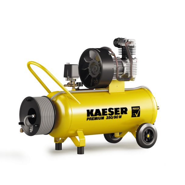 Compresor de aer Kaeser PREMIUM 350/90 W 90 L 1.9 KW 10 bar 350 l/min furtun 15 m