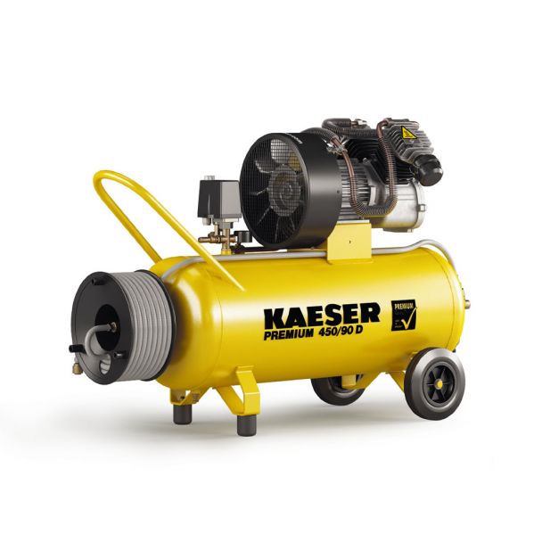 Compresor de aer Kaeser PREMIUM 450/90 D 90 L 2.4 KW 10 bar 450 l/min furtun 15 m