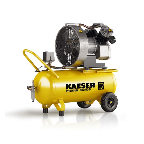 Compresor de aer Kaeser PREMIUM 660/90 D 90 L 3.0 KW 10 bar 660 l/min