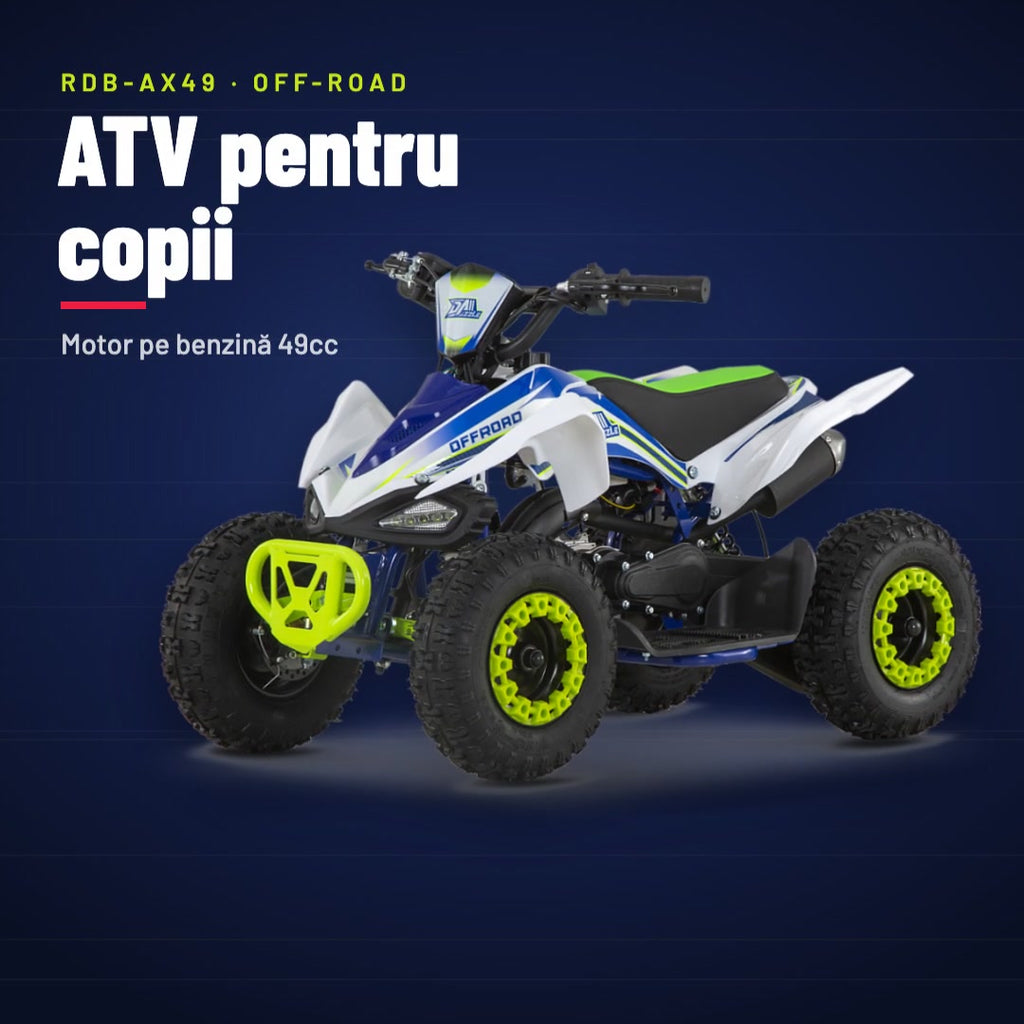 Video prezentare ATV pentru copii RDB-AX49 49cc