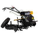 Motocultor ProGARDEN Campo 1303 cu far motor 13 CP benzina latime lucru 120 cm freze roti cauciuc 6 X 12 5 uleiuri AgroPro