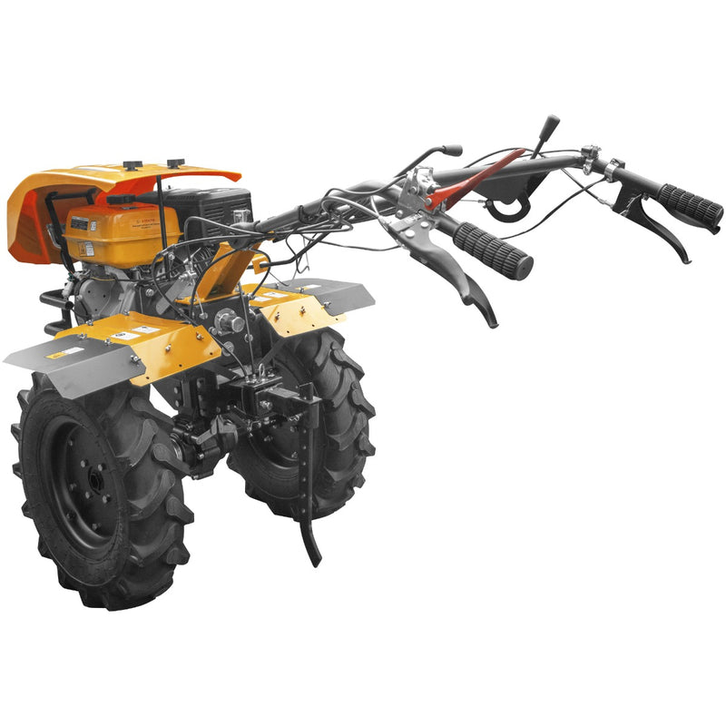 Motocultor cu diferential ProGARDEN Campo 1844 motor 18 CP benzina Euro 5 3+1 viteze latime lucru 162 cm freze roti 6.00-12 roti metal rarita reglabila plug arat plug cartofi cultivator 5l ulei AgroPro