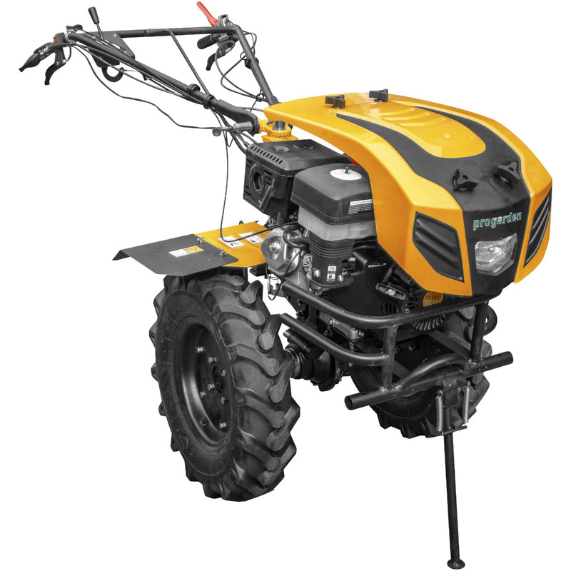 Motocultor cu diferential ProGARDEN Campo 1844 motor 18 CP benzina Euro 5 3+1 viteze latime lucru 162 cm freze roti 6.00-12 roti metal cultivator plug reversibil 5l ulei AgroPro