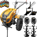 Motocultor cu diferential ProGARDEN Campo 1844 motor 18 CP benzina Euro 5 3+1 viteze latime lucru 162 cm freze roti 6.00-12 roti metal rarita reglabila plug arat plug cartofi 5l ulei AgroPro