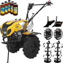 Motocultor ProGARDEN Campo 1854 motor 18 CP benzina Euro 5 viteze 3+1 diferential roti 6.00-12 pornire electrica roti metal rarita reglabila plug arat 5l ulei AgroPro