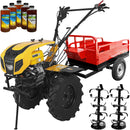 Motocultor ProGARDEN Campo 1854 motor 18 CP benzina Euro 5 viteze 3+1 diferential roti 6.00-12 pornire electrica remorca 5l ulei AgroPro