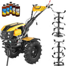 Motocultor ProGARDEN Campo 1873V2 Alpine motor 18 CP benzina Euro V 2+1 viteze latime lucru 135 cm roti 6.00-12 pornire electrica 2 prize putere 5l ulei