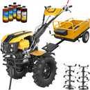 Motocultor ProGARDEN Campo 1873V2 Alpine motor 18 CP benzina Euro V 2+1 viteze latime lucru 135 cm roti 6.00-12 pornire electrica 2 prize putere remorca 5l ulei