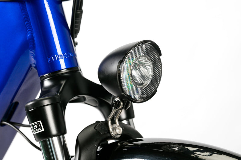 Bicicleta electrica Ztech ZT-84M Eel-M viteza maxima 25 km/h putere 250W acumulator 12Ah/36V nu necesita permis-Albastru