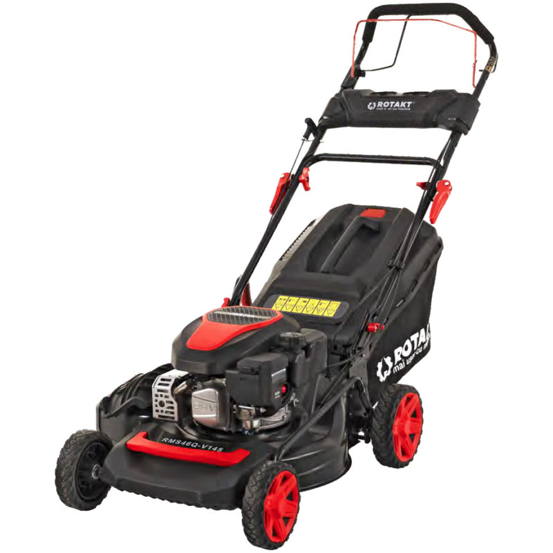 Masina de tuns iarba Rotakt R46-V145 Premium motor 3.4CP benzina euro 5 latime lucru 460mm cos colector 60L