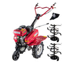 Motosapa Raider RD-T08 motor 7 CP benzina 2+1 viteze latime lucru 100 cm freze roti cauciuc 4.00x8" rarita fixa