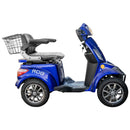 Cvadriciclu electric 4T 4 roti 1000W 60V si 25km/h albastru