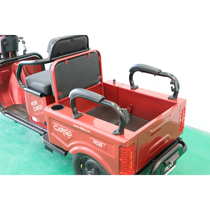 Tricicleta electrica RDB CARGO fara permis 2000W 25km/h negru