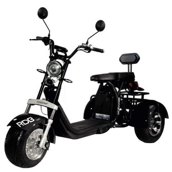 Scuter electric RDB CC09 2000W fara permis 25 km/h 60V20Ah autonomie 55 km culoare negru
