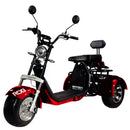 Scuter electric RDB CC09 2000W fara permis 25 km/h 60V20Ah autonomie 55 km culoare rosu