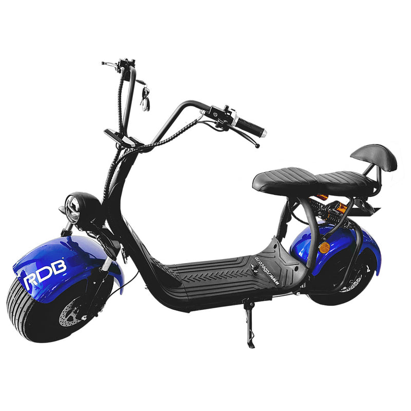 Scuter Electric RDB CC10 1500W fara permis 25km/h albastru
