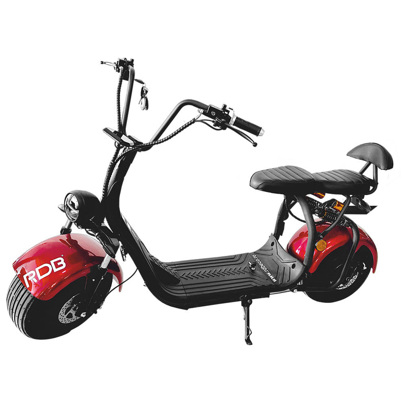 Scuter Electric RDB CC10 1500W fara permis 25km/h albastru
