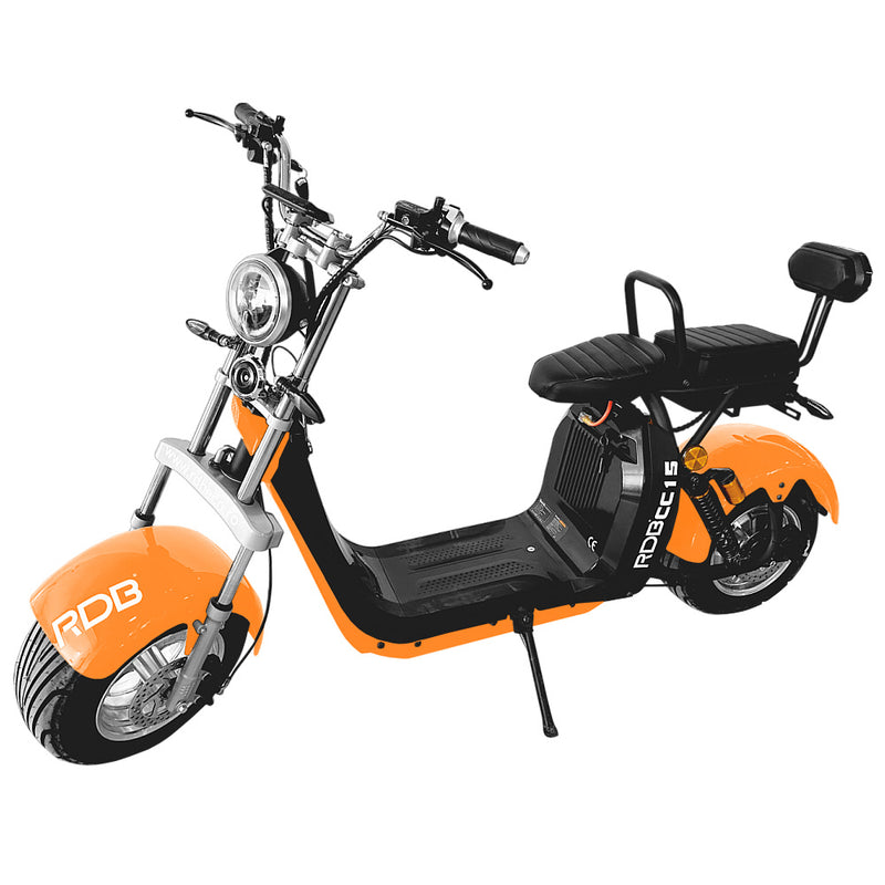 Scuter Electric RDB CC15 2000W fara permis 25km/h portocaliu