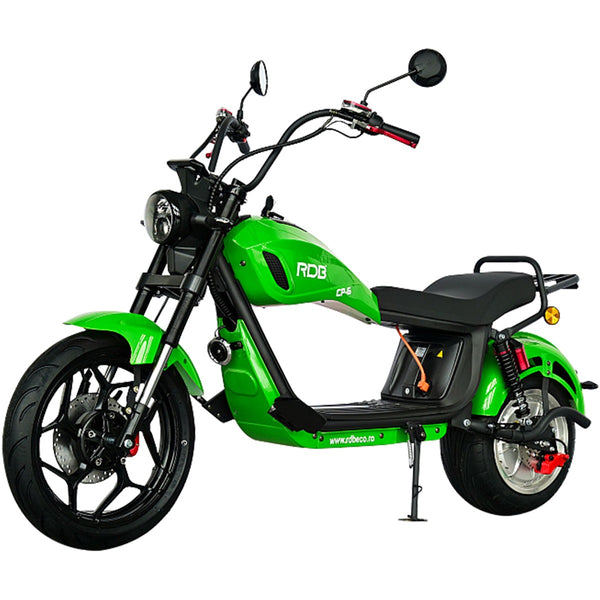Scuter electric RDB CityCoco Harley CP-6 2000W viteza 45 km/h 60V20Ah autonomie 60 km-Verde