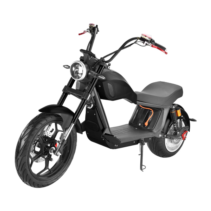 Scuter electric RDB CityCoco Harley CP-6 2000W viteza 45 km/h 60V20Ah autonomie 60 km culoare negru