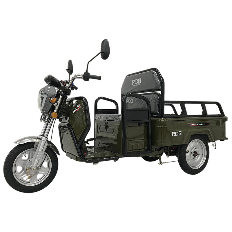Tricicleta electrica RDB L-Klass4 fara permis 1350W 25 km/h verde