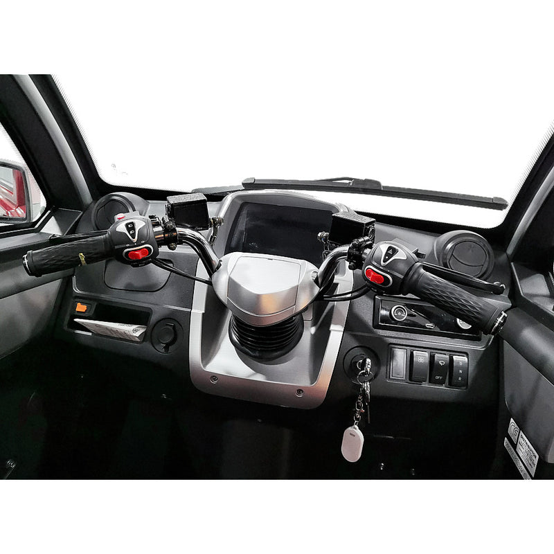 Masina electrica cu 3 roti RDB PIXEL 2100W 72V si 25km/h Fara permis rosu