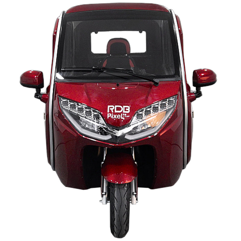 Masina electrica cu 3 roti RDB PIXEL 2100W 72V si 25km/h Fara permis rosu