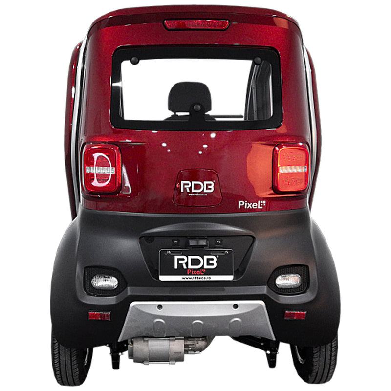 Masina electrica cu 3 roti RDB PIXEL 2100W 72V si 25km/h Fara permis rosu