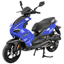 Scuter RDB ROCKET II motor 8.4 CP benzina 4T 125 cmc viteza 85 km/h necesita permis culoare albastru